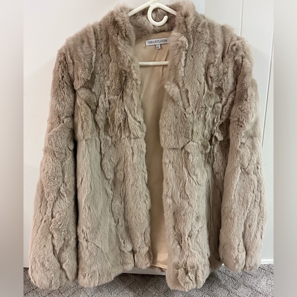 Heartloom Tess Fur Jacket NWOT